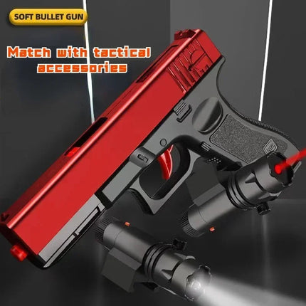 SOTG17 Foam Soft Bullet Toy Gun Airsoft Manual Pistol Launcher CS