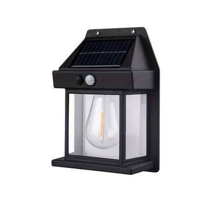 New Solar Tungsten Filament Lamp Outdoor Waterproof Intelligent