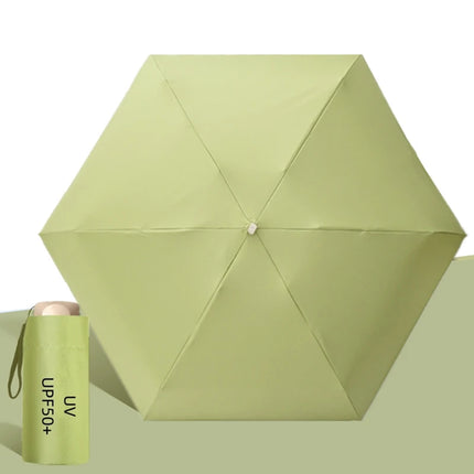 UPF50+ Umbrella Mini Pocket Sun Shade Umbrella Portable Vinyl Folding