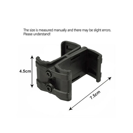 NEW Tactical rifle clip, AK/AR15/M4 Airsoft Mag dual parallelizer