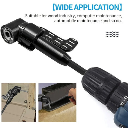 Right Angle Screwdriver Attachment Holder Magnetic Power Drill Bit