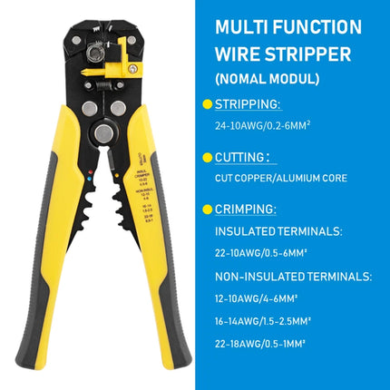 Crimper Cable Cutter Adjustable Automatic Wire Stripper