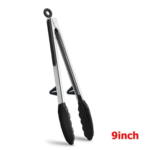 Kitchen Tongs Silicone Food Tongs Non Stick Cooking Serving Tongs For