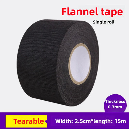25MM*15M Auto Car Flannel Flannelette Adhesive Tape Wiring Harness