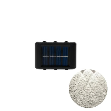 1pc 2/4/6/8/10/12LEDs Solar LED Wall Lights, Outdoor Wall Lamp For