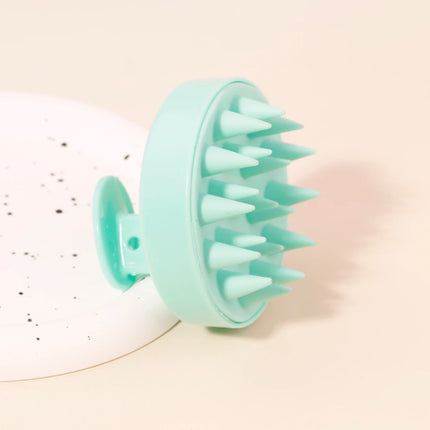1PCS scalp massager shampoo brush, scalp cleaning brush, silicone, for
