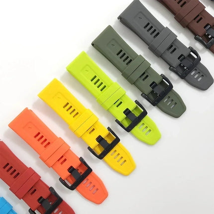 QuickFit 22mm 26mm Silicone Strap For Garmin Fenix 6XPro 5XPlus/Epix