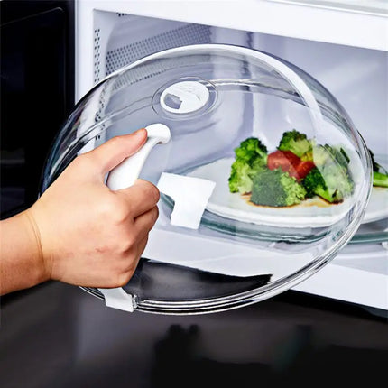 Microwave food splash proof cover, household oven heating cover, plate