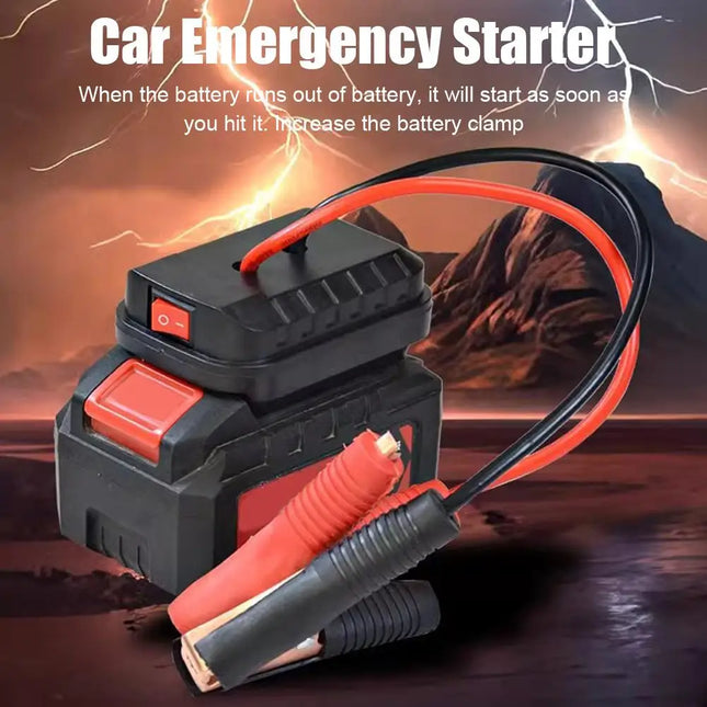 Car Lithium Battery Converter Charger Clip Auto Igniter Jump Starter
