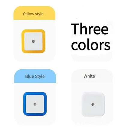 Mini LED Night Light EU Plug In Smart Control Sensor Ambient Light For