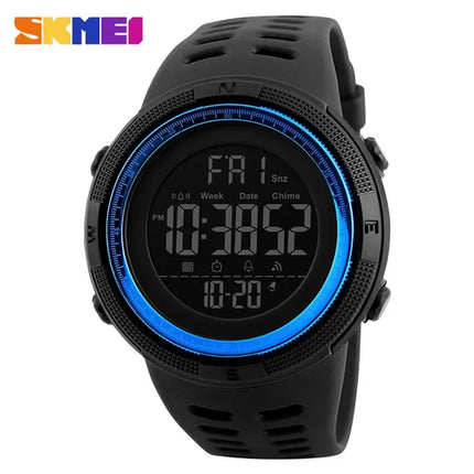 SKMEI 1251 Sports Digital Watch for Men Waterproof Military Electronic