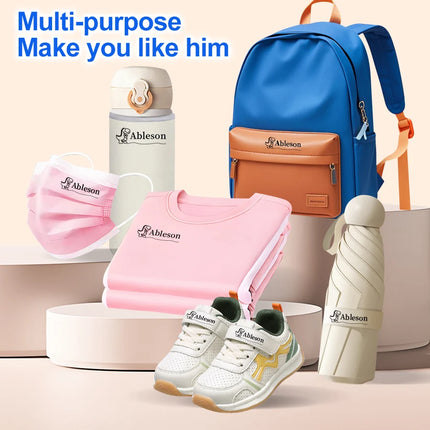 Personalized Children Name Stamp - Engraved Waterproof Seal for