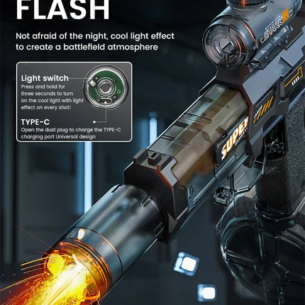 New Led Electric Water Guns with  For Adults Powerful Squirt Automatic