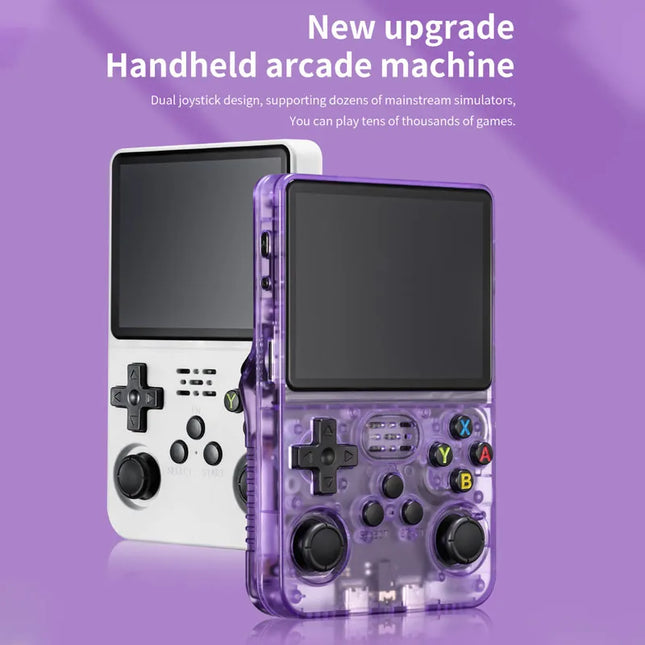 128GB R36S Retro Handheld Video Game Console 3.5Inch IPS Screen Player