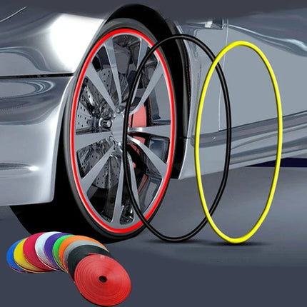 8M Universal Car Rim Protect Strip Wheel Edge Protector Car Wheel