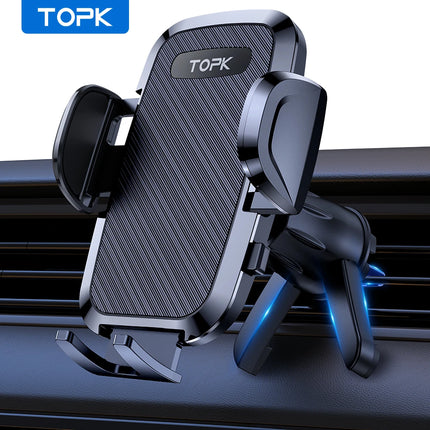 TOPK Universal Car Bracket Gravity Auto Phone Holder Car Air Vent Clip