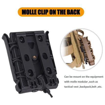 Tactical Molle Magazine Pouch AR 15 M4 AK 47 7.62 5.56  Scorpion Fast