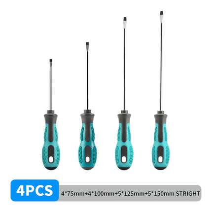 4PCS Multipurpose Handle Screwdrivers Set Electrician Insulated