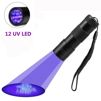 12/21/51 LED Protable UV Flashlight Black Light Ultraviolet Torch