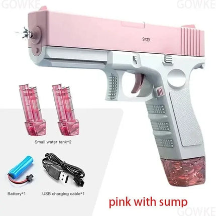 Summer Water Gun non Electric Pistol High-pressure Full Automatic