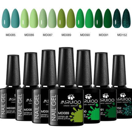 7pc Nail Gel Polish Set DIY Nail Art Design All For Decoration Soak