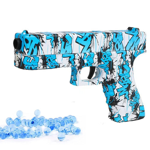 2025 Manual G17 Toy Gun With Laser Water Ball Bullet Airsoft Pistol