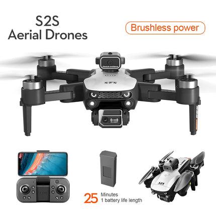 New S2S Drone 8K Professional HD Dual Camera Brushless Obstacle