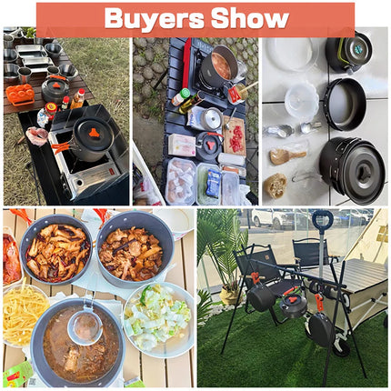 Camping Cooking set Camping Cookware Travel Tableware Outdoor Picnic