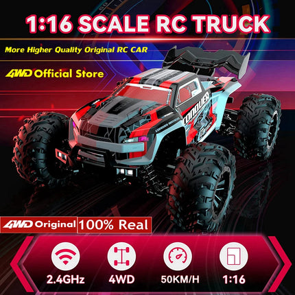 4WD 1:16 80KM/H Super Brushless 50KM/H Brushed RC Car 4x4 Off Road