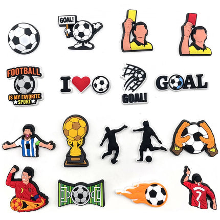 Sprot Soccer Football Shoe Charms Pin for Crocs Accessories Charms