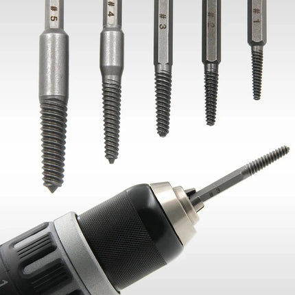 10pc Hexagonal Shank Broken Head Screw Extractor Screw Broken Head