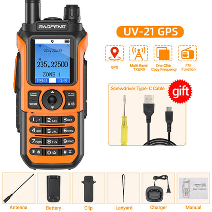 Baofeng UV 21 Pro Wireless Copy Frequency Walkie Talkie Long Range