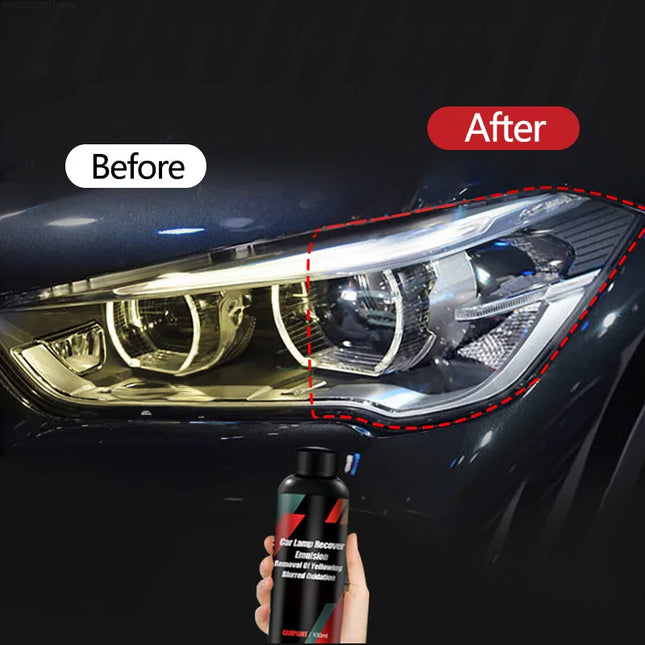 Car Light Restorative Liquid Removing Oxidation Dirt Portable