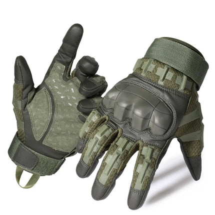 Touch Screen Cycling Gloves PU Leather Tactical Airsoft Hunting