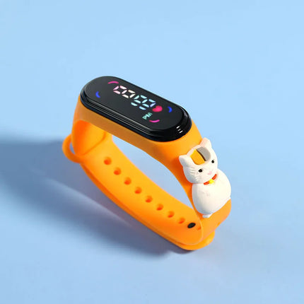 Fashion Mickey Children Watches For Girls Electronic Bracelet Sports