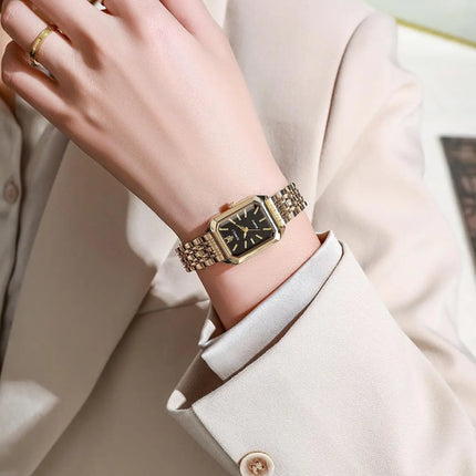 Fashionable Classic Five Bead Bracelet Watch Square Women's Fashion