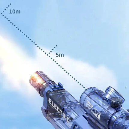 Electric Water Gun Continuous Water Gun Simulated Flame Sensor Light