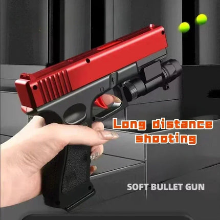 Soft Bullet Airsoft Pistol Manual G17 Toy Gun Lower Magazine With