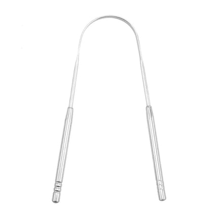 Stainless Steel Tongue Scraper Cleaner Fresh Breath Cleaning Coated