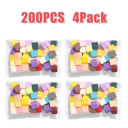 LINMANDA 50Pcs Soft Nail Sponges for Nail Art Sponges With Grabbing