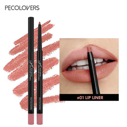 Waterproof Matte Lipliner Pencil Red Contour Tint Lipstick Long