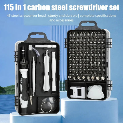 Precision Screwdriver Set 115 in 1 Magnetic Phillips Screw drive Bits