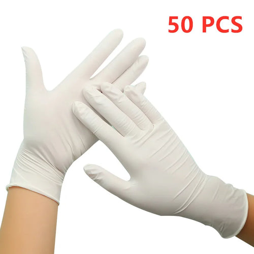 50PCS Pink Nitrile Gloves Disposable Powder Free Household Cleaning