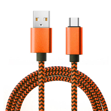 USB Type C Cable Date Sync 2.4A Fast 1M 2M 3M Charging Nylon Braided