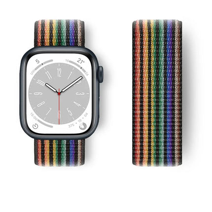 Nylon Loop For Apple Watch Band 44mm 40mm 45mm 41mm 42mm 38/45 mm
