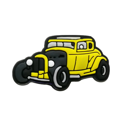 1-20pcs Car Shoe Charms Cool Vehicle Shoe Accessories Cartoon