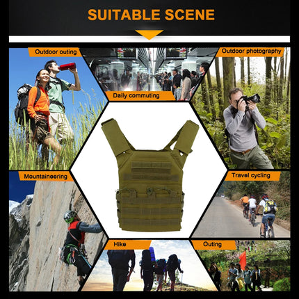 Tactical Vest Waterproof Outdoor Body Armor Lightweight JPC Molle