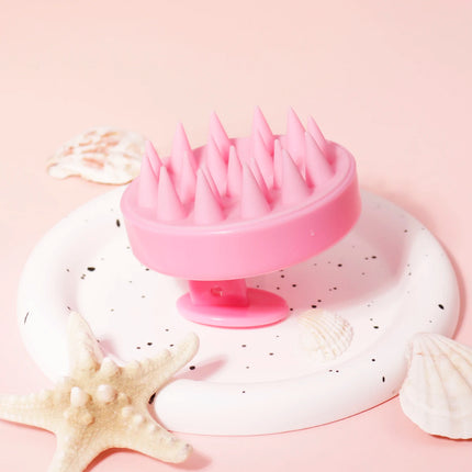 1PCS scalp massager shampoo brush, scalp cleaning brush, silicone, for