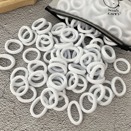 50/100Pcs Hair Bands for Children Colorful Nylon Scrunchie Hair Ties