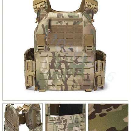 New combat vest 6094 quick detachable light laser cut tactical vest